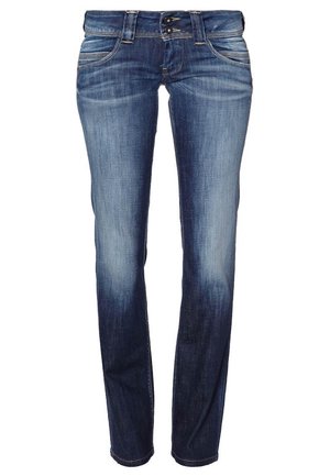 Straight leg -farkut - dark-blue denim