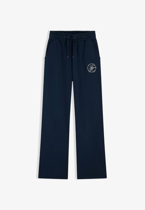 Tommy Hilfiger, TOMMY HILFIGER LOGO STRAIGHT DRAWSTRING JOGGERS - Pantalon classique - dark blue