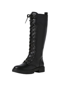 s.Oliver Lace-up boots - black