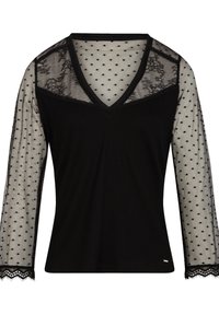 3/4-LENGTH SLEEVED - Blouse - noir