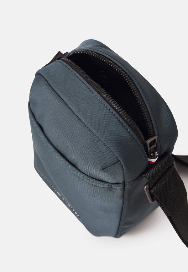 MINI REPORTER - Cross body bag - military denim3