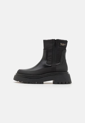 Pepe Jeans Bottines à plateau - black