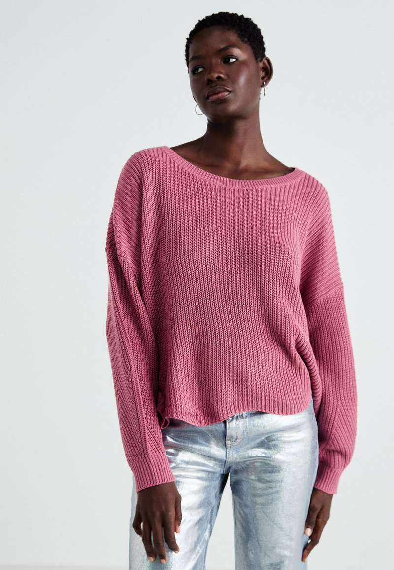 ONLY ONLHILDE LIFE - Strikkegenser - mesa rose