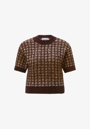 Rich & Royal, RICH & ROYAL PULLOVER - T-shirt print - chocolate torte