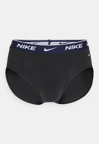 Nike Underwear BRIEF 3 PACK - Cuecas - black/wornblue/hibiscus obsidian