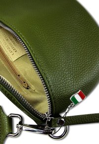 DrachenLeder Schoudertas - grün  mehrfarbig