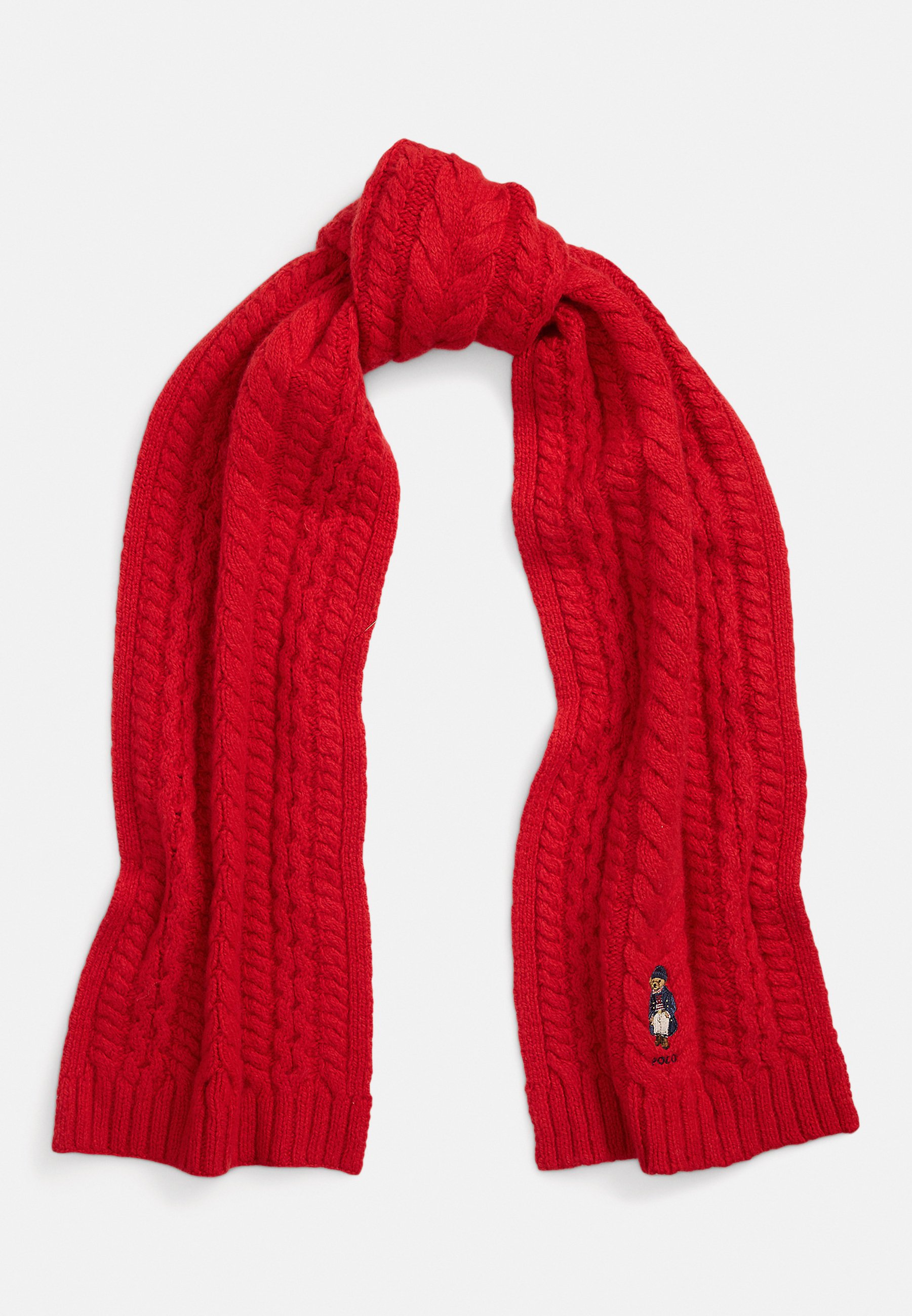Polo Ralph Lauren POLO BEAR CABLE KNIT WOOL BLEND SCARF Sjaal