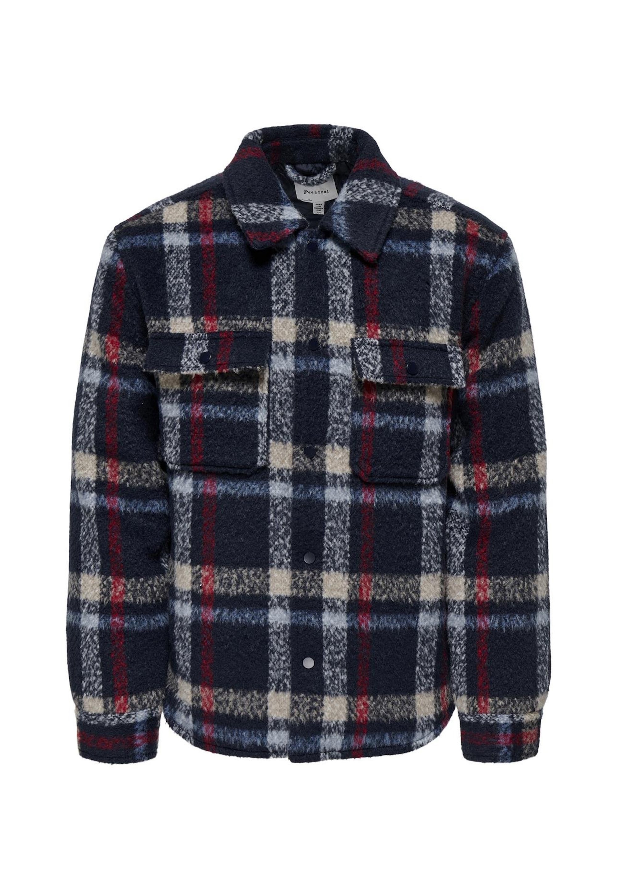 Only Sons GIO CHECK Giacca da mezza stagione blau/blu Zalando