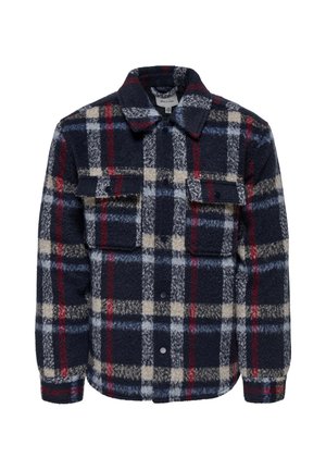GIO CHECK - Light jacket - blau
