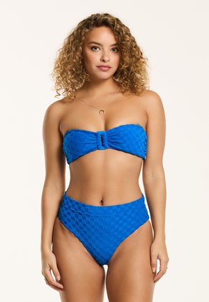 ZOE SET - Bikini - electric blue check