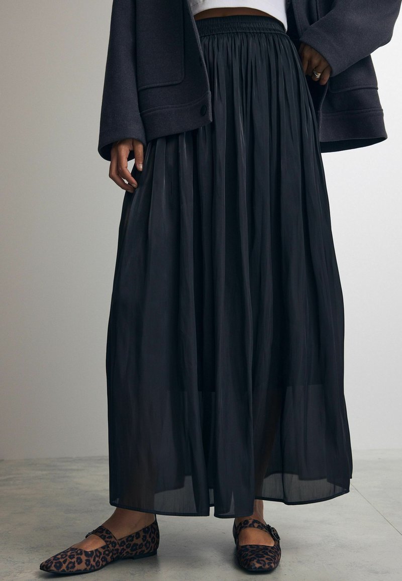 Next TALL - REGULAR FIT - Maxisukňa - black
