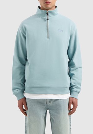 Sweatshirt - blue grey