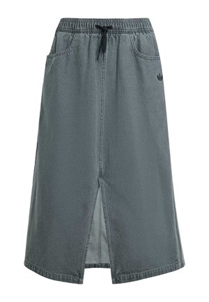 Jeansrok - washed grey denim