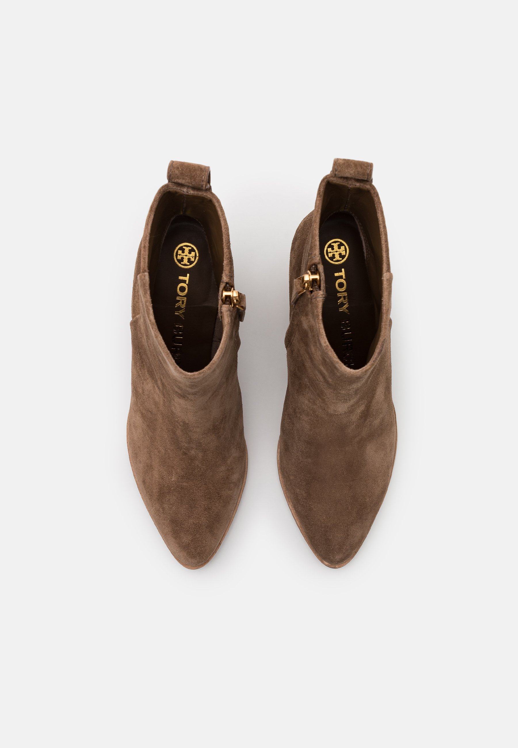 tory burch casual zip up bootie