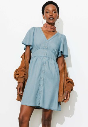 Promod, Robe chemise - jean moyen