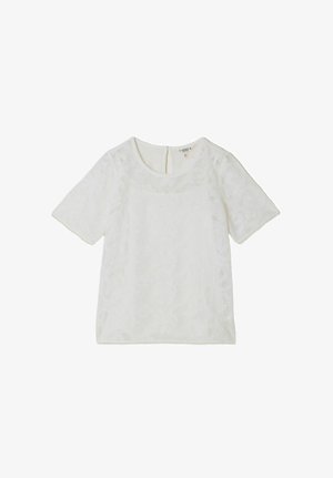 FatFace, REGULAR FIT - LACE 2 IN 1 T-SHIRT . - Bluse - white