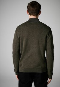 Next ZIP NECK REGULAR FIT - Trui - olive green