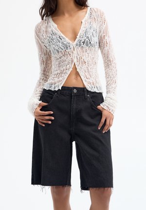 Denimshorts - black