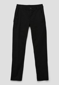 s.Oliver MIT DOBBY-STRUKTUR - Chino - schwarz