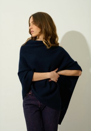 Authentic Cashmere MERYL - Poncho - navy