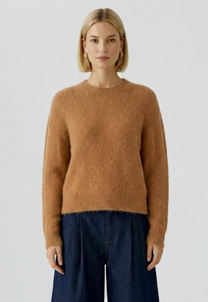 Oui, PULLOVER - Strickpullover - brown
