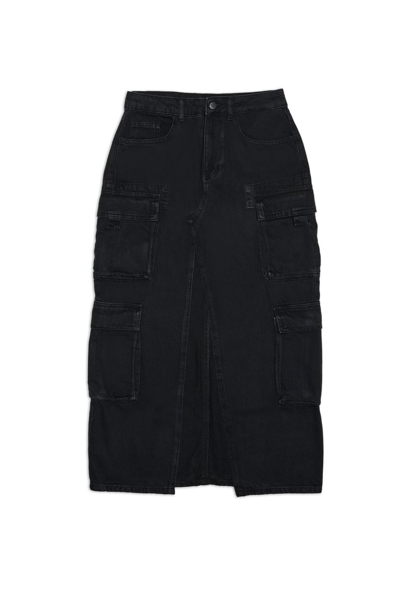 2Y Studios Maxirok zwart denim/blackdenim 2Y Studios Maxirok zwart denim/blackdenim