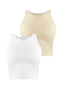 Unselected, beige weiß