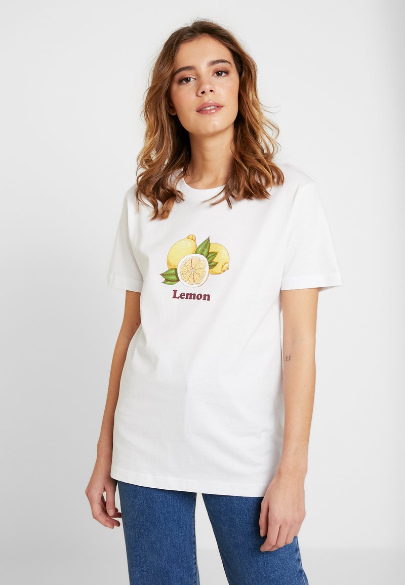 Mister Tee LADIES LEMON TEE TShirt print white/weiß Zalando.ch
