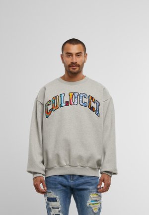 CREWNECK COLLEGE - Felpa - grey melange multicolor