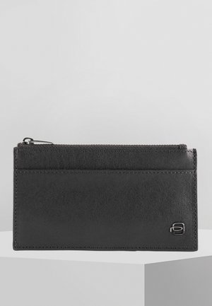 PIQUADRO BLACK SQUARE KREDITKARTENETUI LEDER 14,5 CM - Étui pour cartes de visite - black