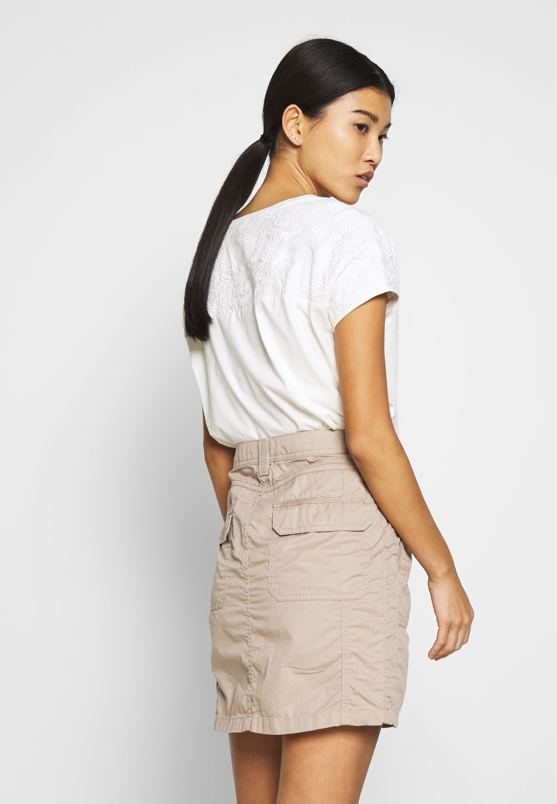 Esprit PLAY SKIRT A line skjørt beige Zalando.no Esprit PLAY SKIRT - A-line skjørt - black