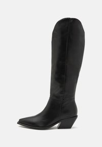 PREETA - Stivali texani / biker - black