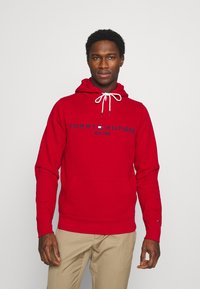 Tommy Hilfiger LOGO HOODY - Mikina s kapucňou - fireworks