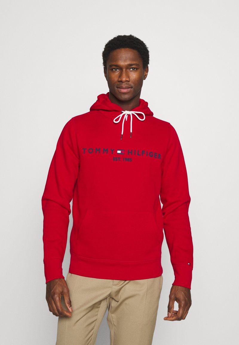 Tommy Hilfiger LOGO HOODY - Mikina s kapucňou - fireworks