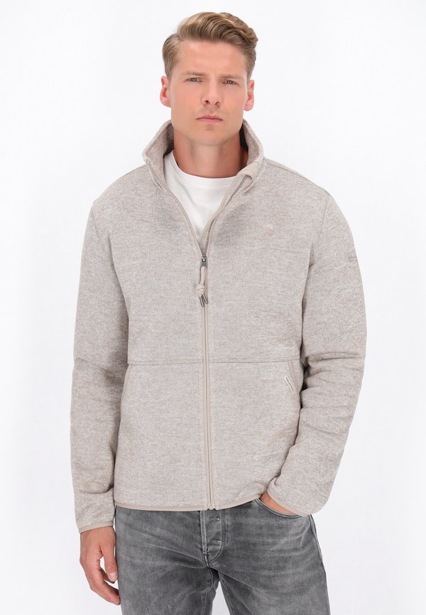 Fleecejacke - ivory melange