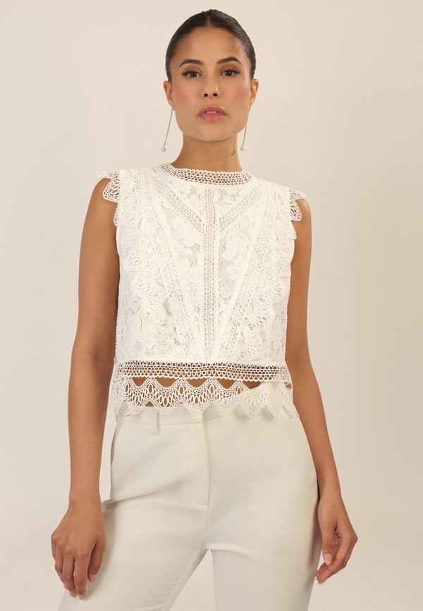 SPITZE - Top - creme