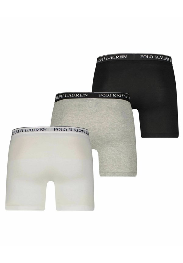 3ER PACK - Boxer shorts - weiß/ schwarz/ grau4
