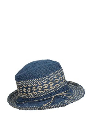 SUMMER TRILBY CONTRASTING PATTERN - Hut - spa blue