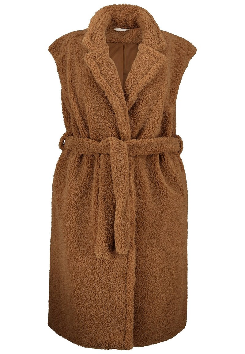 Damen Leichte Jacken | Studio Untold TEDDY Weste tabakbraun/braun - XM36256 Damen Leichte Jacken | Studio Untold TEDDY Weste tabakbraun/braun - XM36256