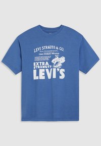 VINTAGE FIT GRAPHIC TEE - Camiseta estampada - dutch blue