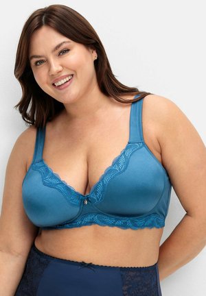 Sheego, Underwired bra - blau