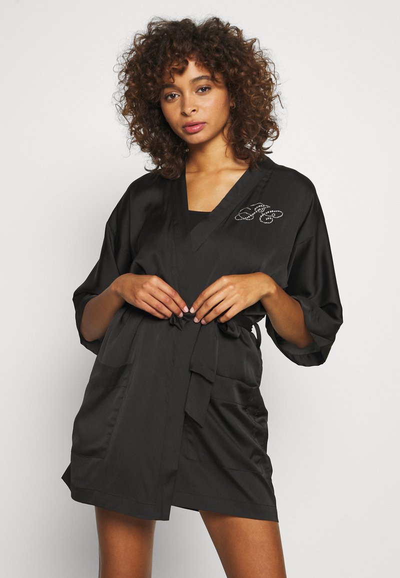 Juicy Couture PEGGY DIAMANTE KIMONO Dressing gown black Zalando.ie