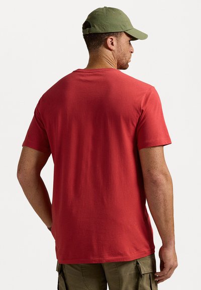 Polo Ralph Lauren Big & Tall JERSEY CREWNECK T-SHIRT - T-shirt - bas - post red