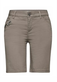 Street One BERMUDA  MIT ZIPPER - Shorts - braun