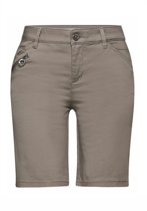 BERMUDA  MIT ZIPPER - Shorts - braun