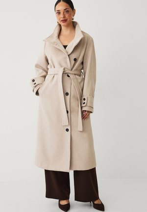 MIT GÜRTEL - Trenchcoat - beige melange