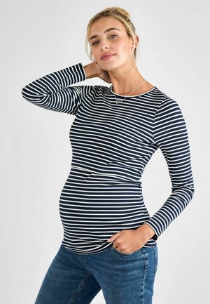 MATERNITY FIT - STRIPE  - Pulóver - navy white stripe