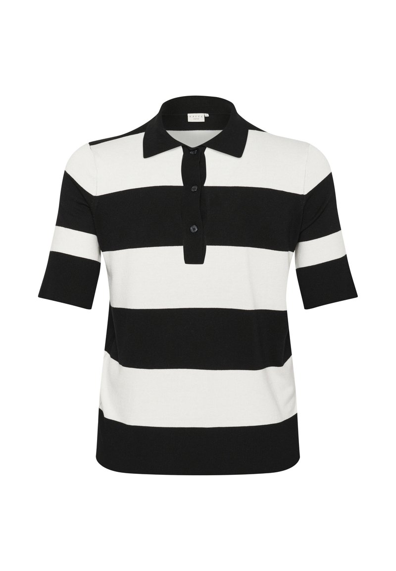 Kaffe Curve Poloshirt zwart
