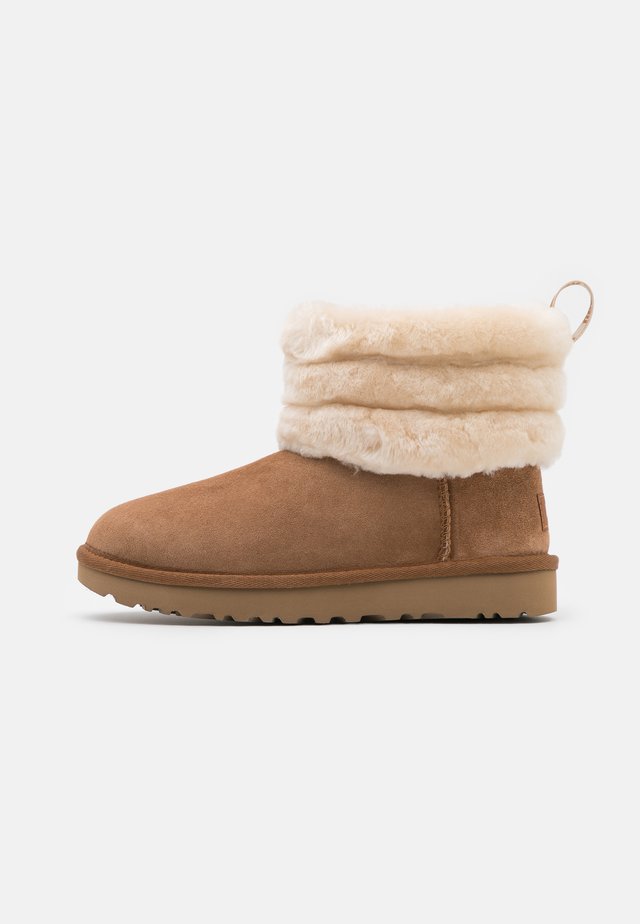 FLUFF MINI QUILTED - Bottines - chestnut