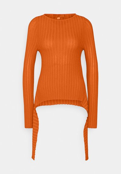 ECKHAUS LATTA FLUTED - Πουλόβερ - blood orange